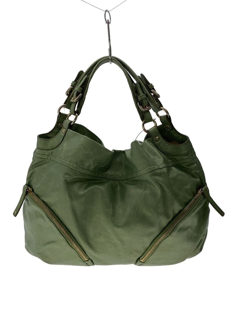 SAZABY Tote Bag Leather GRN