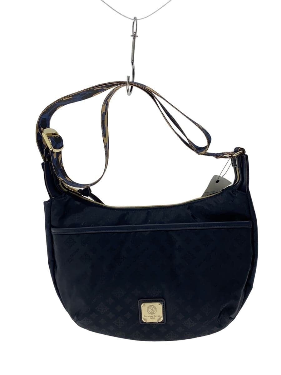 CHRISTIAN OLIVIER Shoulder Bag Nylon NVY All Over Pattern