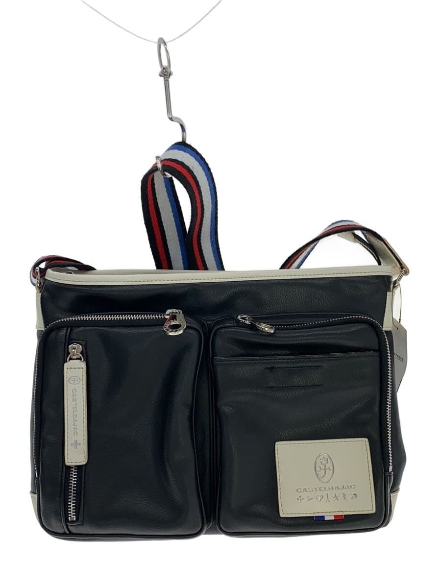 CASTELBAJAC Shoulder Bag Leather BLK