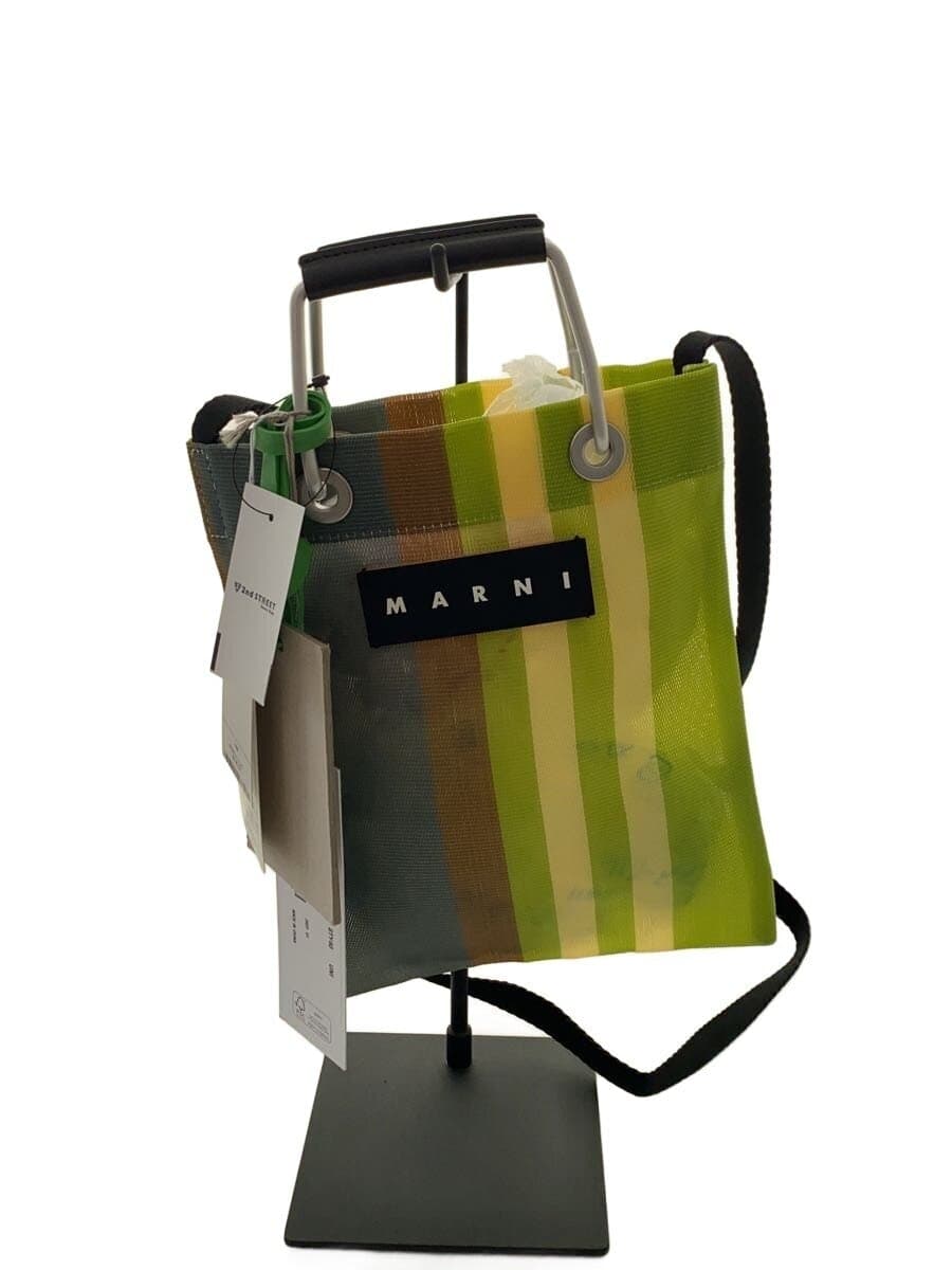 MARNISTRIPE MINI SHOULDER BAG Nylon GRN SHMH0106A0TN296STW20