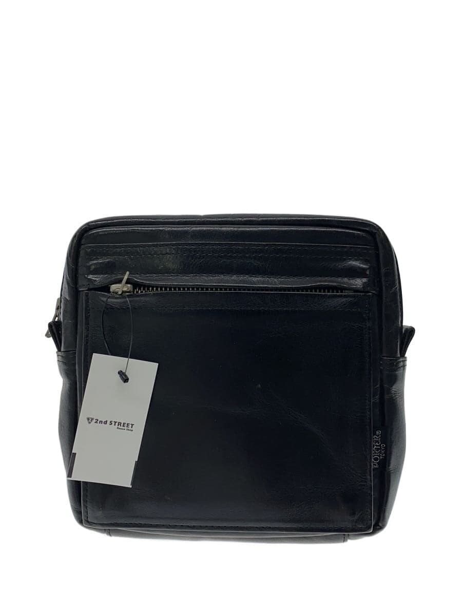 PORTER Waist Bag Leather BLK