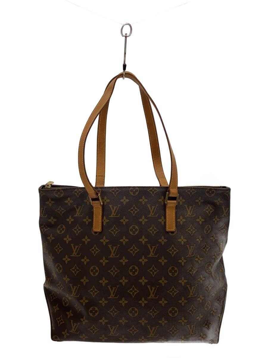 LOUIS VUITTON Cabas Mezzo Monogram Canvas PVC BRW Allover M51151