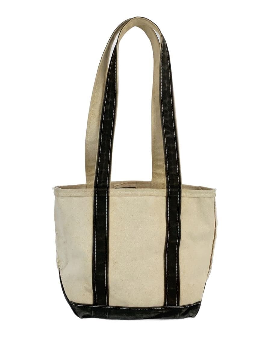 L.L.Bean 80s BOAT AND TOTE Long Handle Tote Bag Canvas BLK