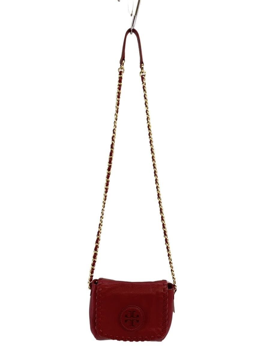 TORY BURCH Shoulder Bag Leather RED