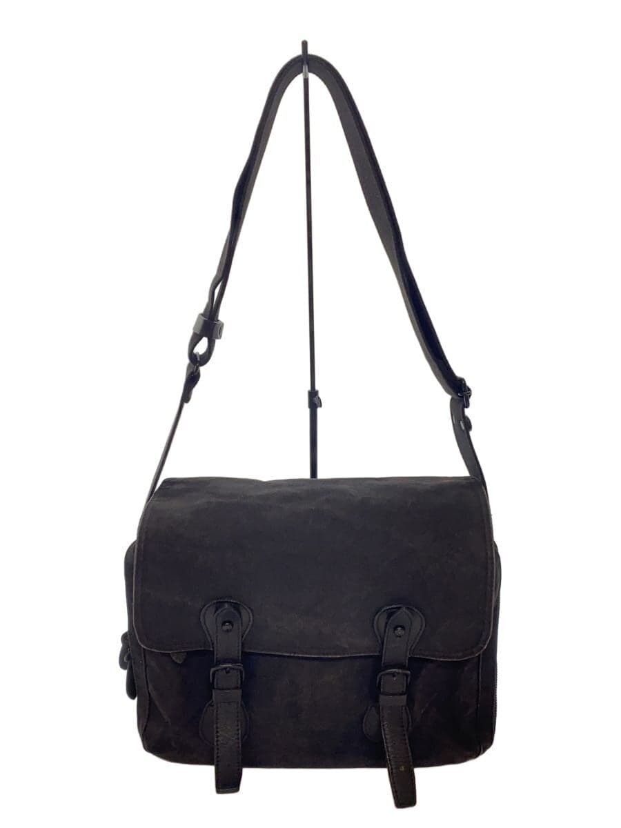 SILVER LAKE CLUB Shoulder Bag Canvas BLK Solid 234103