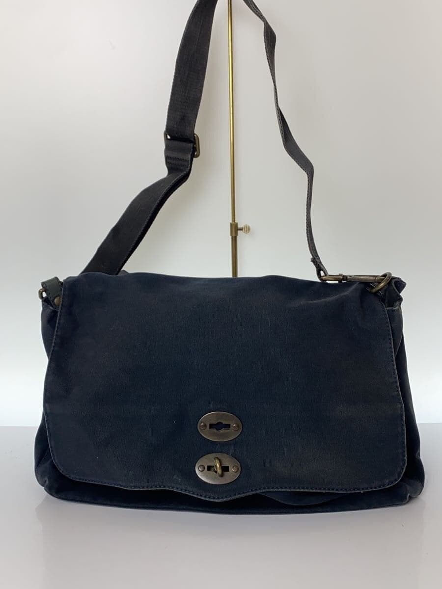 ZANELLATO Shoulder Bag Canvas NVY