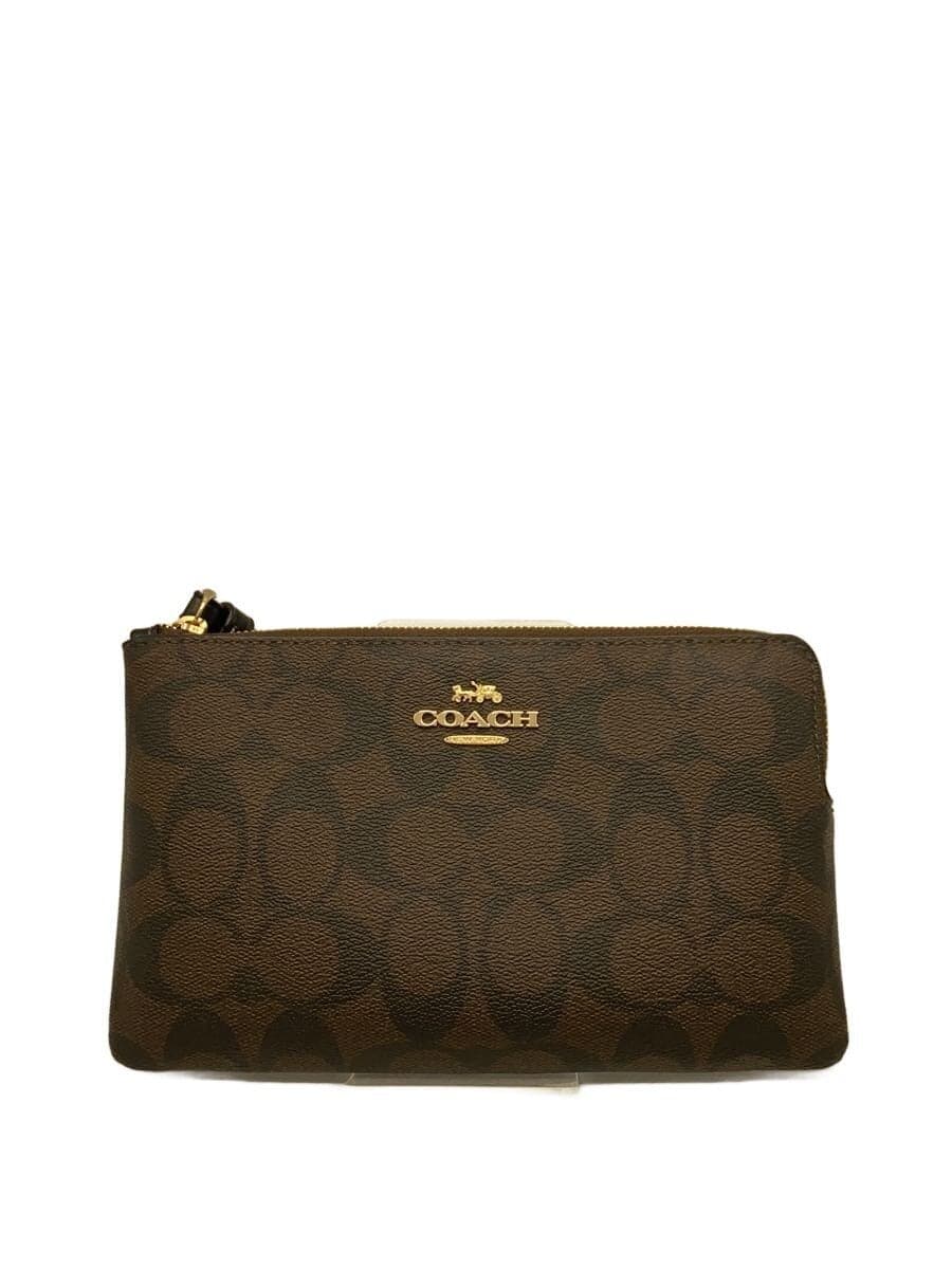COACH Pouch Canvas BRW All Over Pattern IMAA8