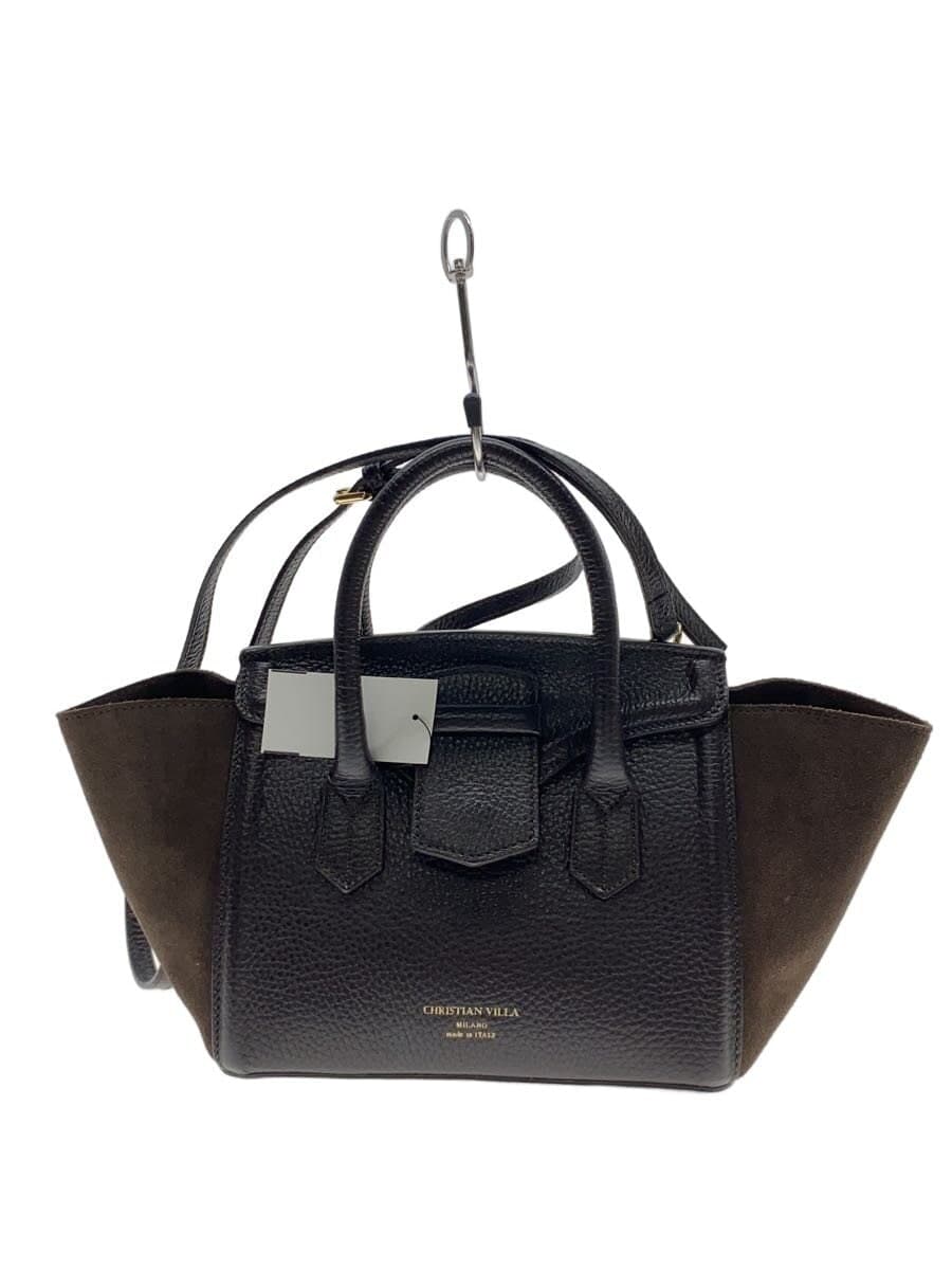CHRISTIAN VILLA handbag -- BRW plain