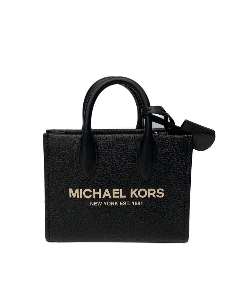 MICHAEL KORSMIRELLA Shopper Crossbody Extral Small Tote Bag Leather BLK 35R4G7ZC0Y