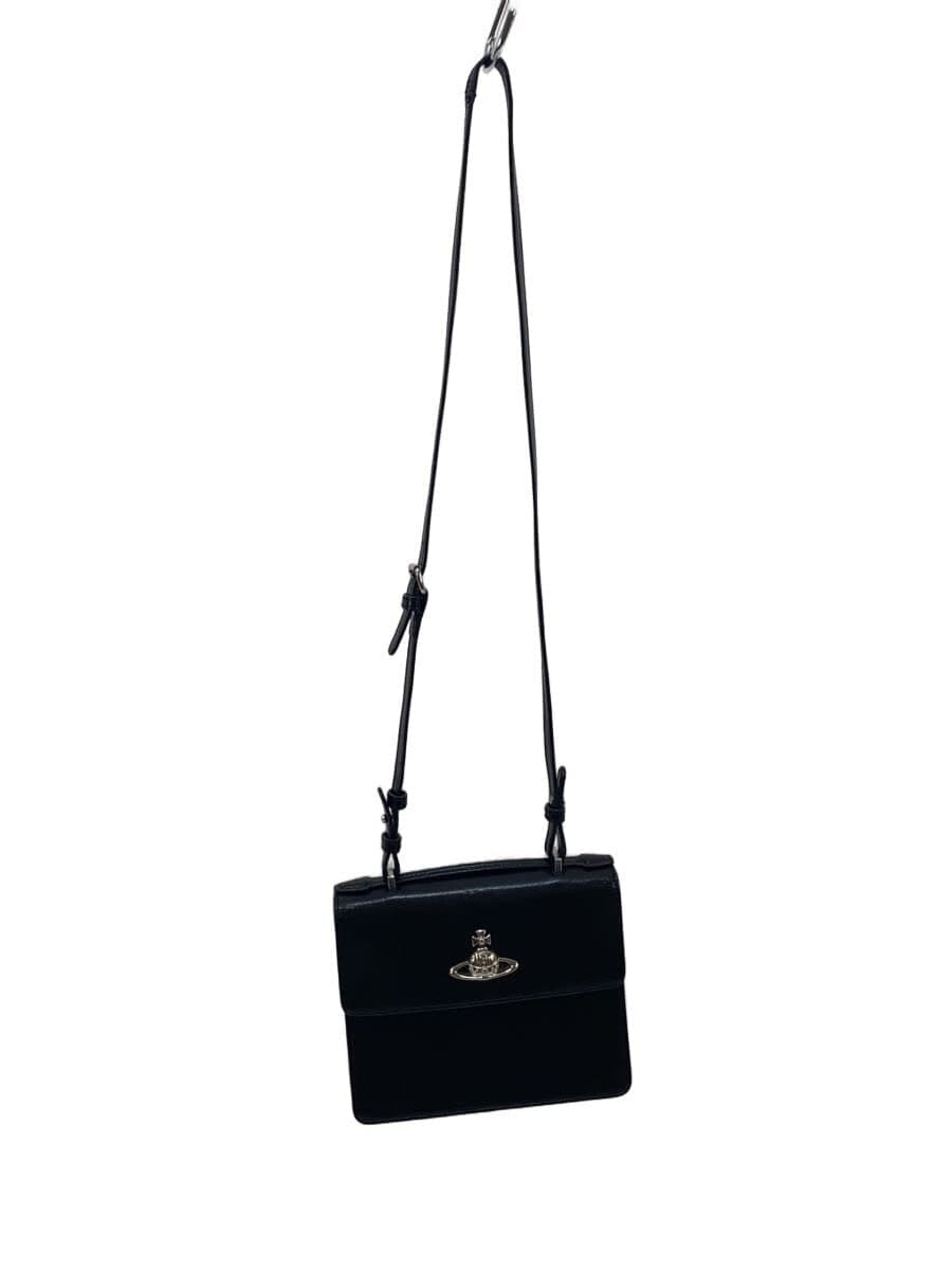 Vivienne Westwood Shoulder Bag Leather Black