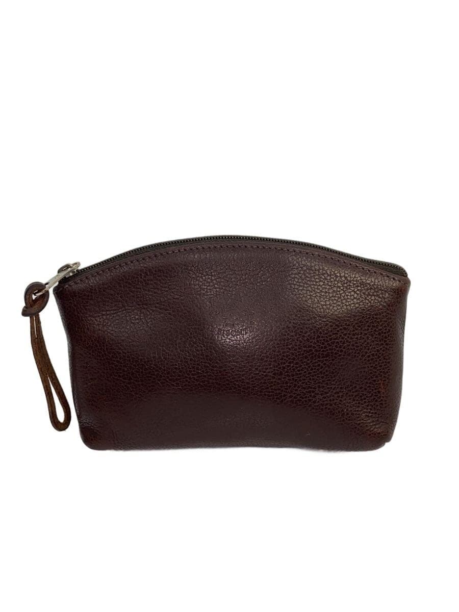 IL BISONTE Pouch Leather BRW Solid