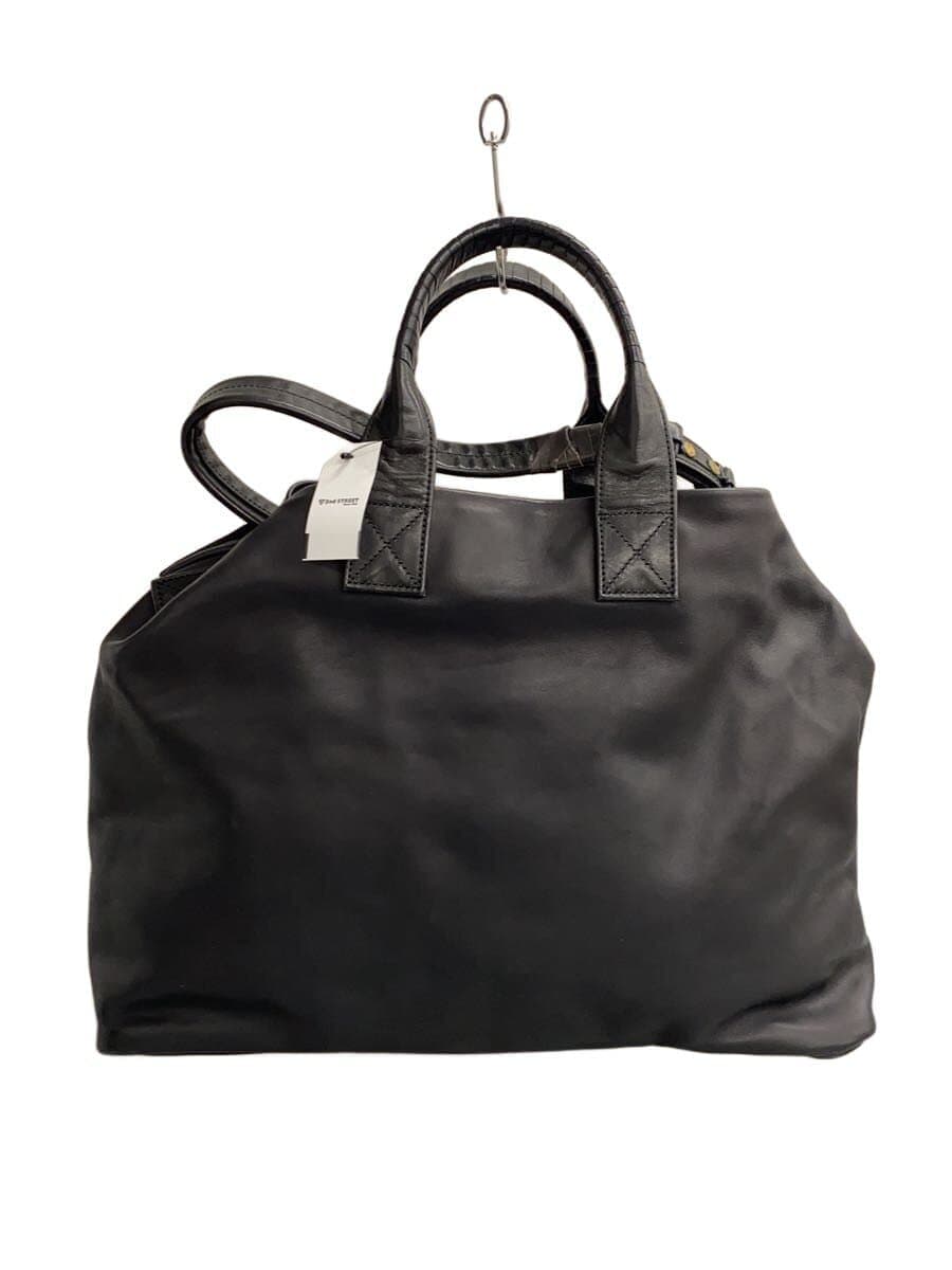 Taurus bag leather black plain