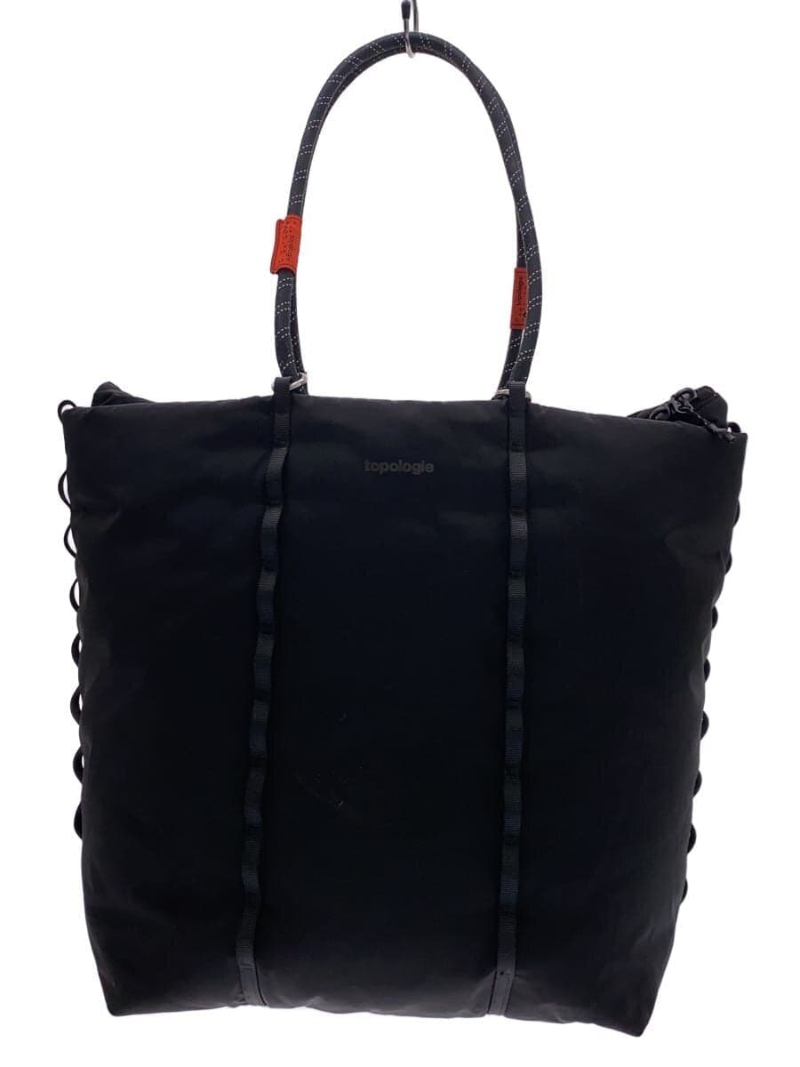 Topologie Cloud Tote 10mm Rope Loop Metal Cloud Tote Bag Polyester BLK