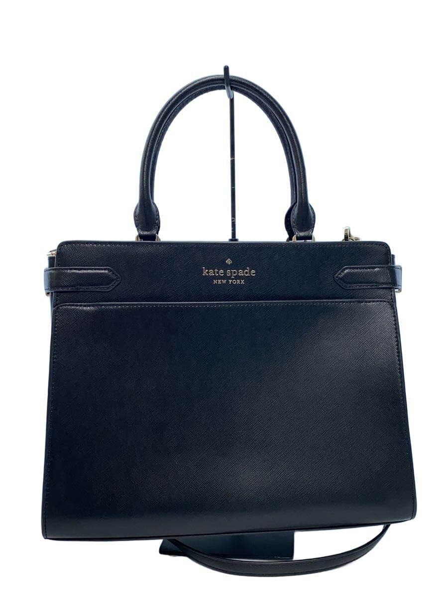 kate spade new york Tote Bag Leather BLK WKRU6951