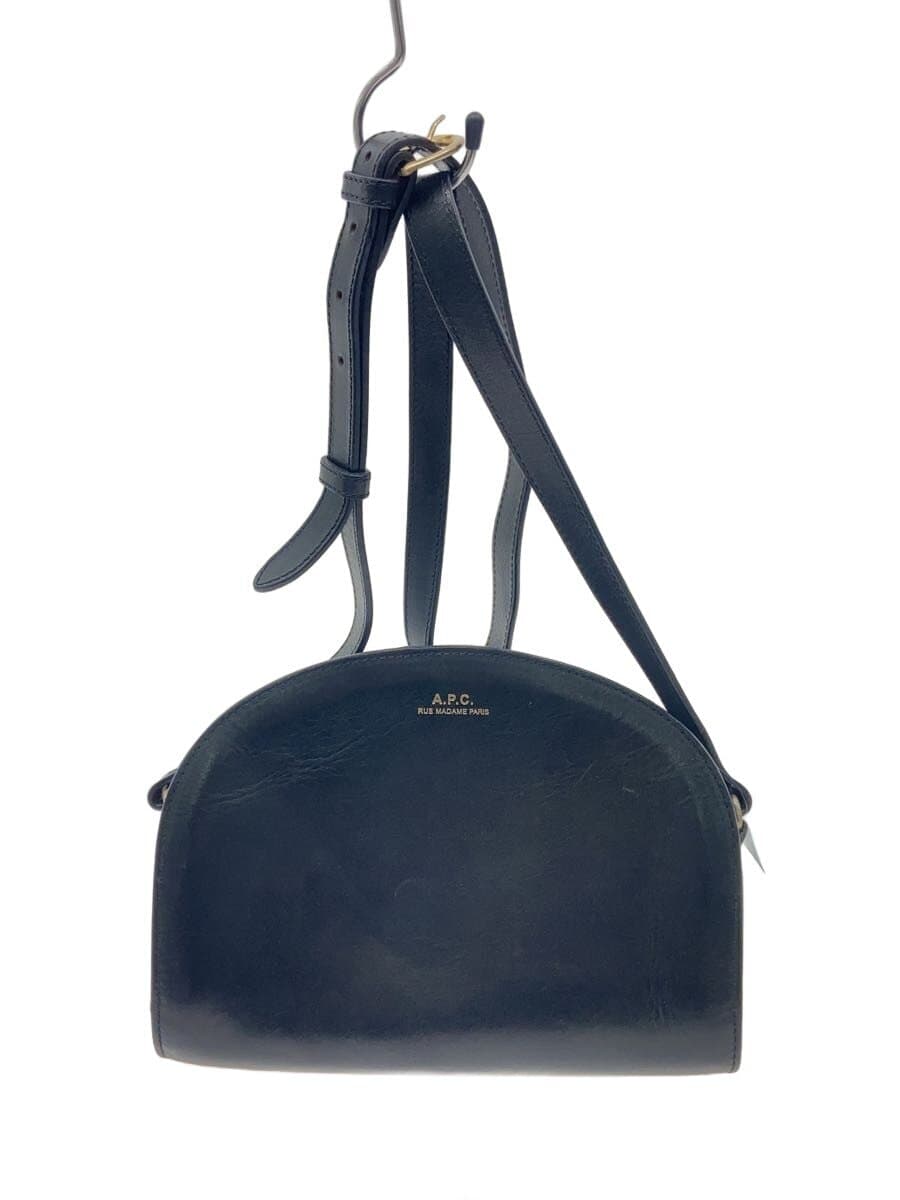 A.P.C. Shoulder Bag Leather Black