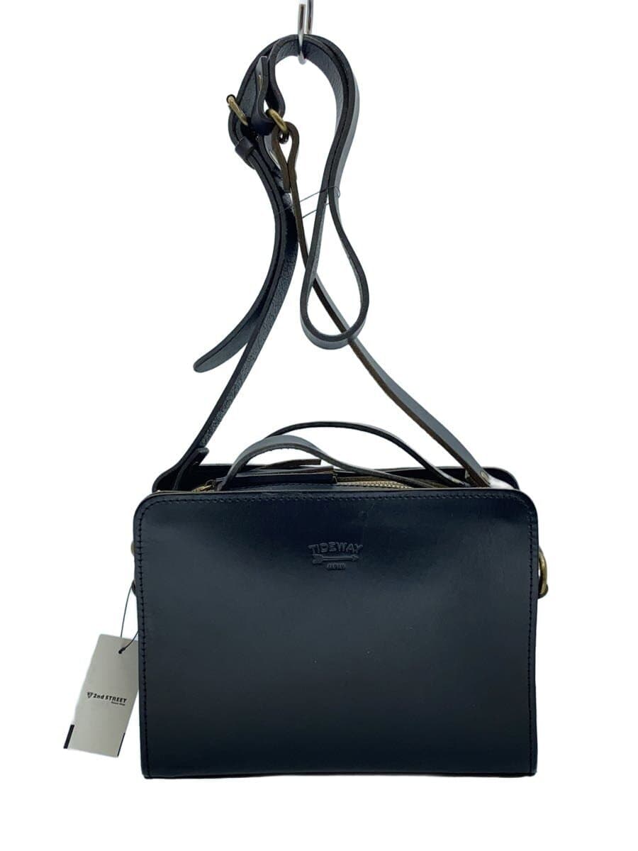 TIDEWAY2-Way Shoulder Bag Leather BLK