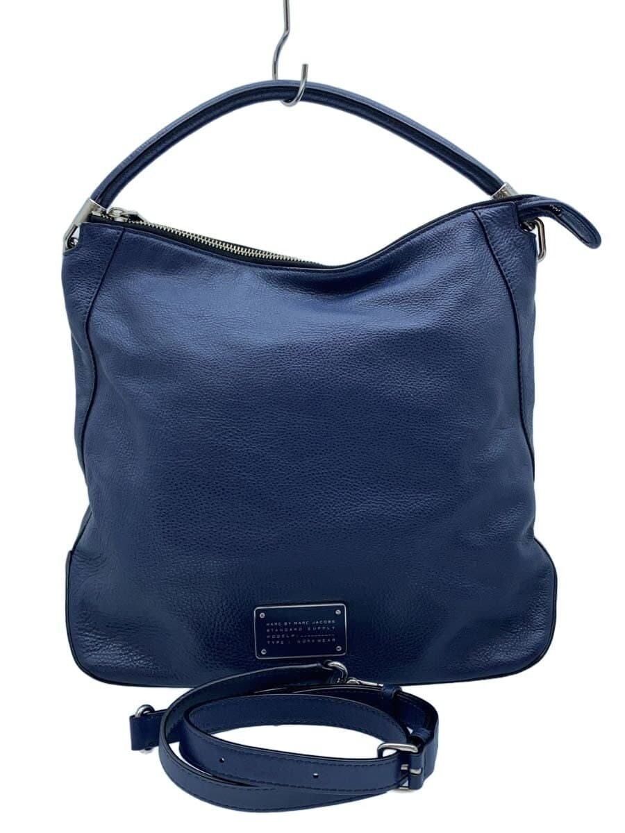 MARC BY MARC JACOBS Hobo One Shoulder Shoulder Bag Leather NVY Solid M0007185
