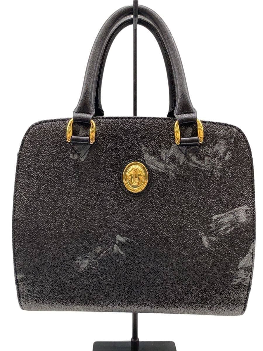 LOUVROUSE Handbag Leather BLK