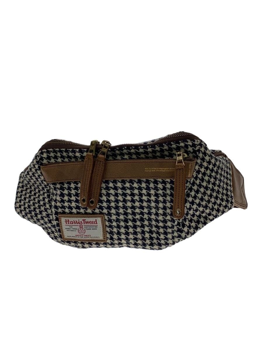 MASTERPIECE x HARRIS TWEED Shoulder Bag Wool Multicolor Houndstooth