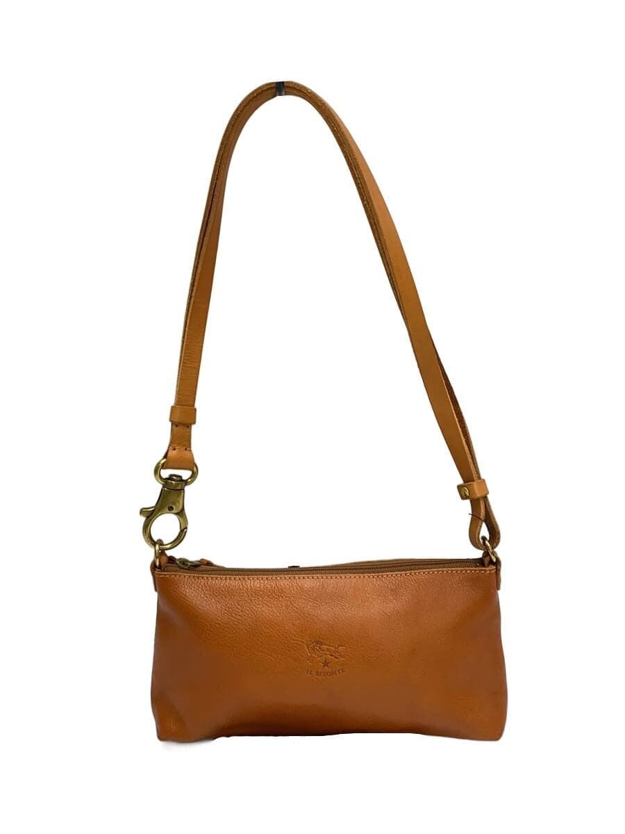IL BISONTE Shoulder Bag Leather BRW A1673