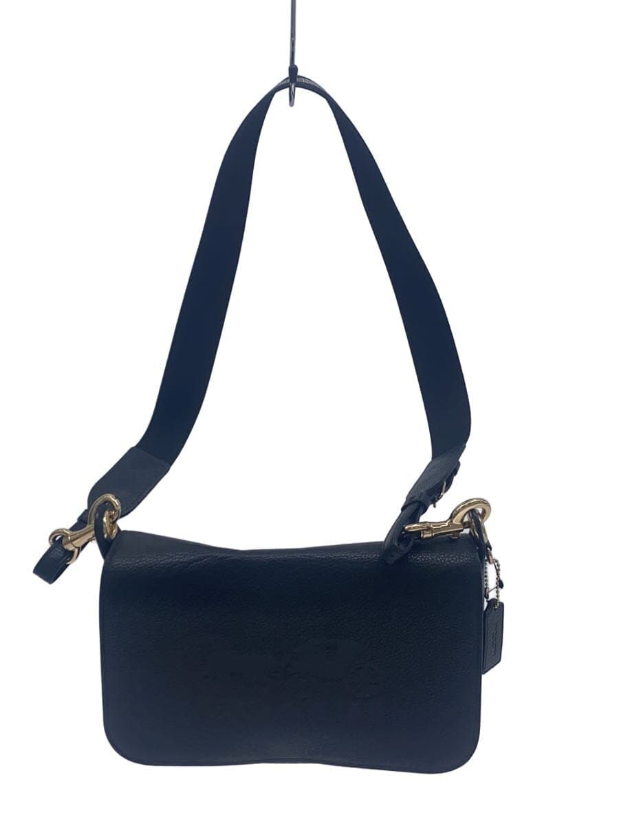 COACH Shoulder Bag Leather Black F72703
