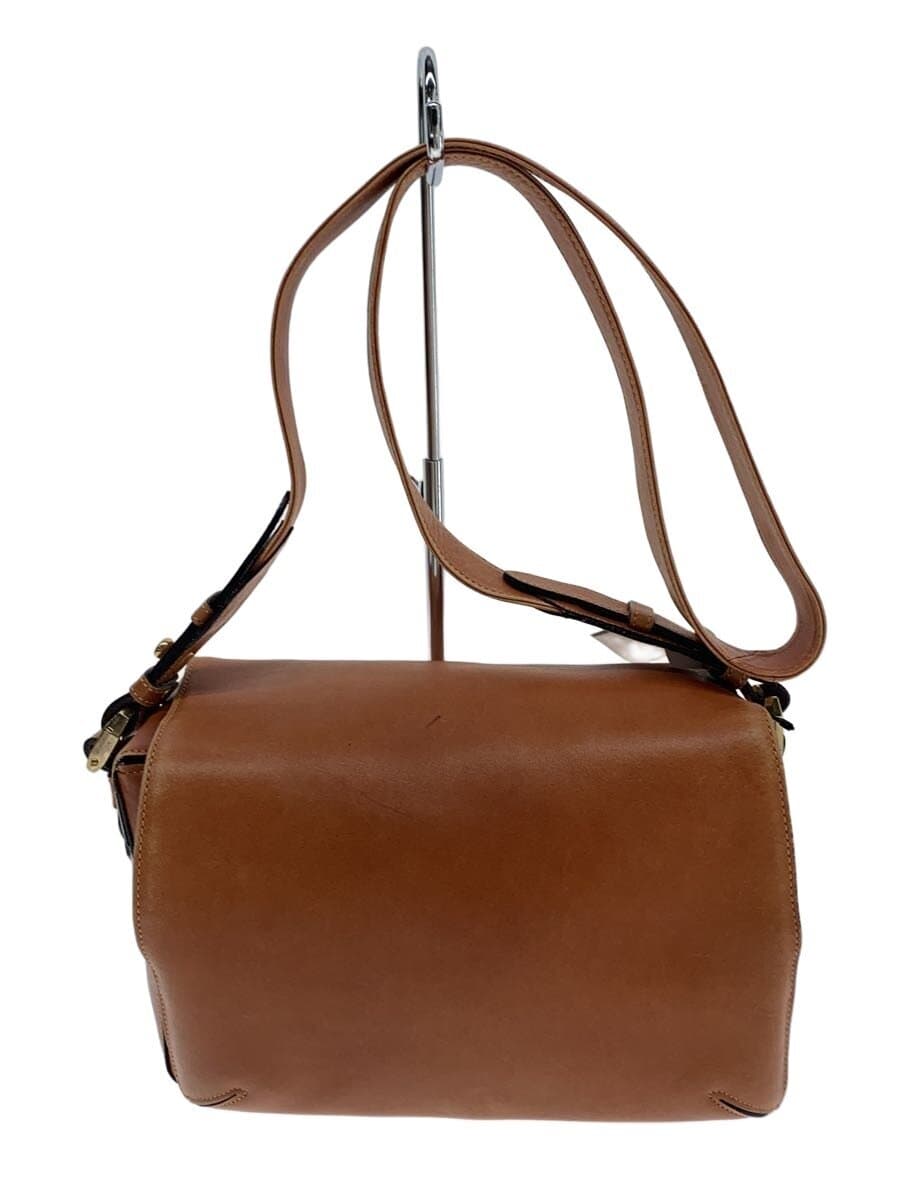 PELLE BORSA Shoulder Bag Leather BRW Solid