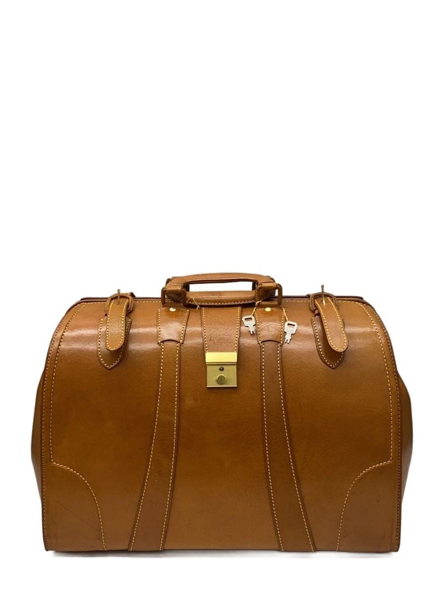 BRUNO CONTI Boston Bag Leather CML Solid Large OLD