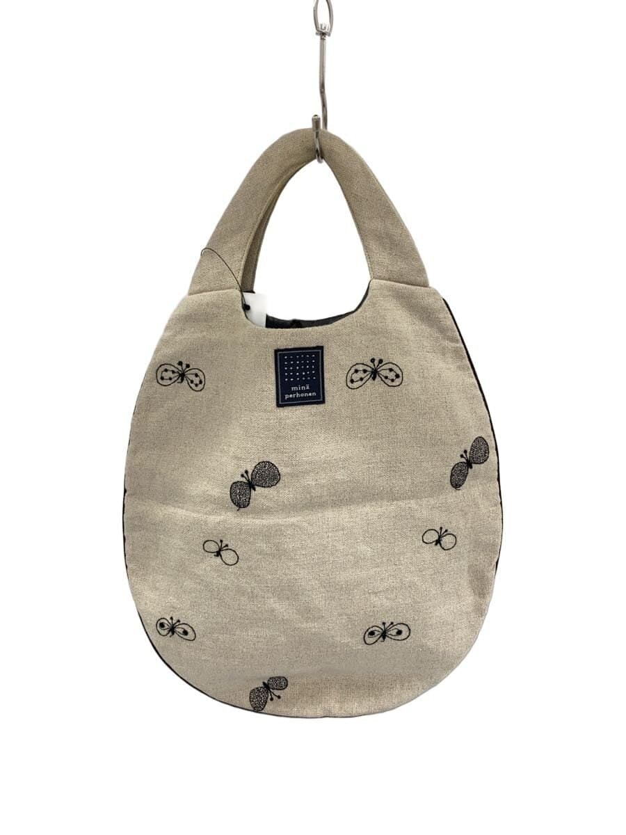 mina perhonen handbag linen BLK ws9193