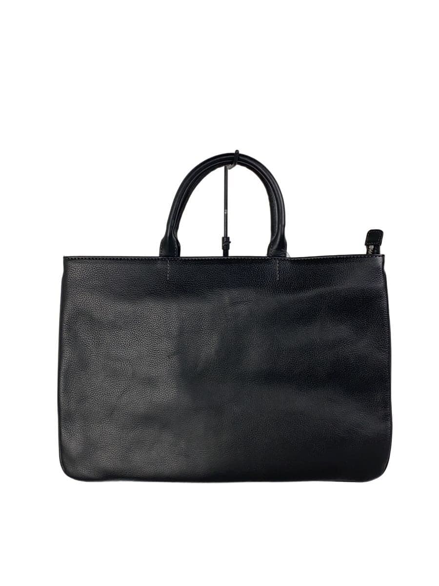 SOMES SADDLE Tote Bag Leather Black