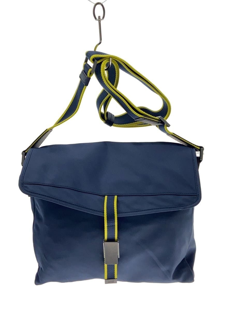 HUGO BOSS Shoulder Bag Polyester Navy
