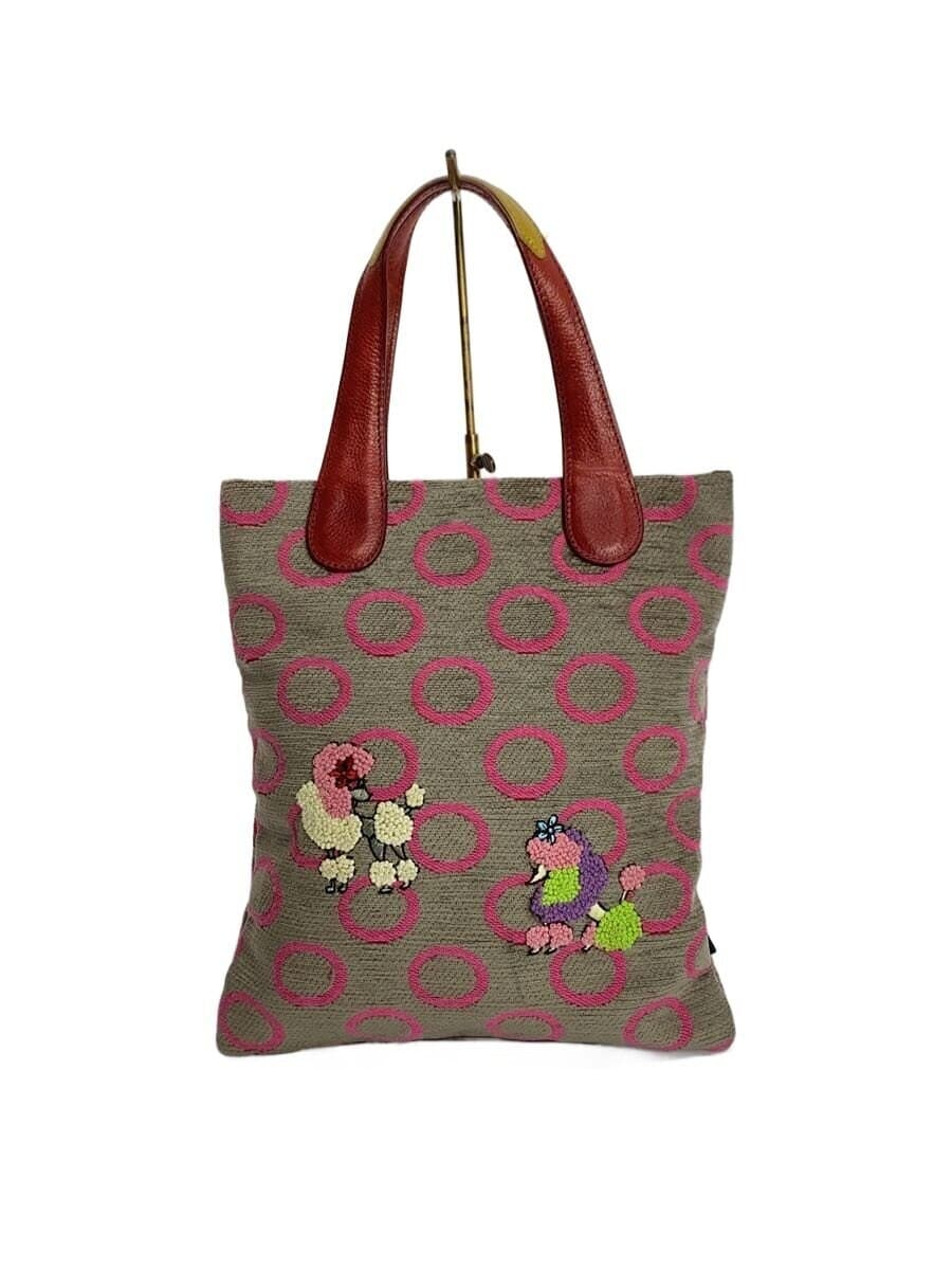 Think Bee!Poodle Tote Bag GRY