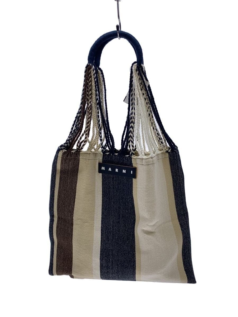 MARNI Bag Canvas Multicolor Stripe