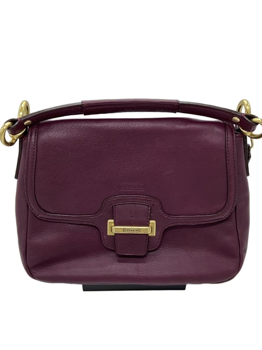 COACH Shoulder Bag Leather PUP f25206