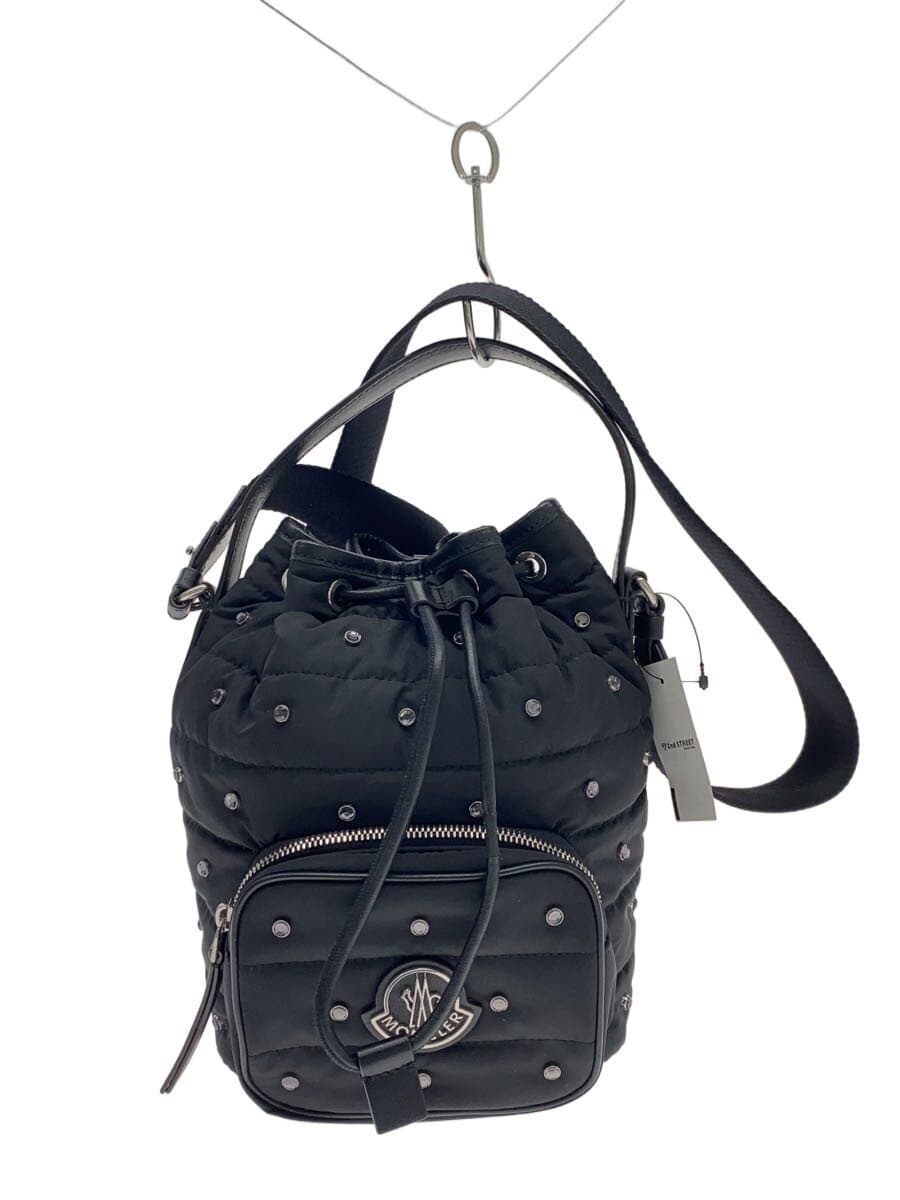 MONCLER Shoulder Bag Nylon BLK Solid KILIA DRAWSTRING 2 I209B5L0014 M37