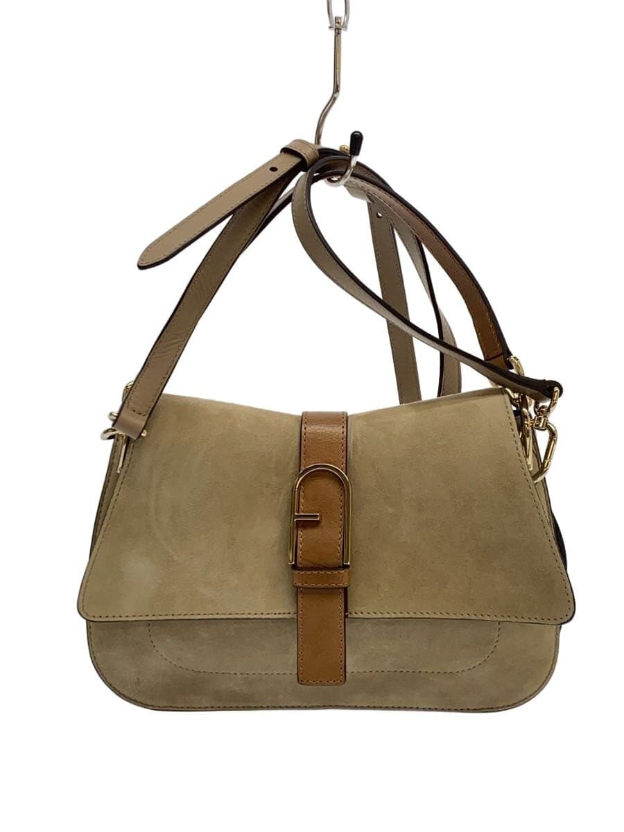 FURLA Shoulder Bag Leather BEG