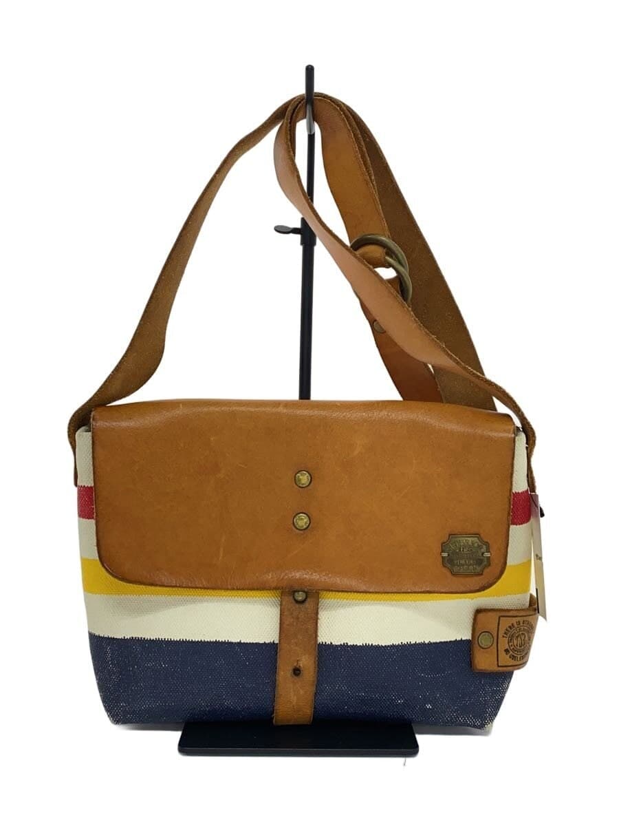 THE SUPERIOR LABOR Shoulder Bag Canvas Multicolor Stripe