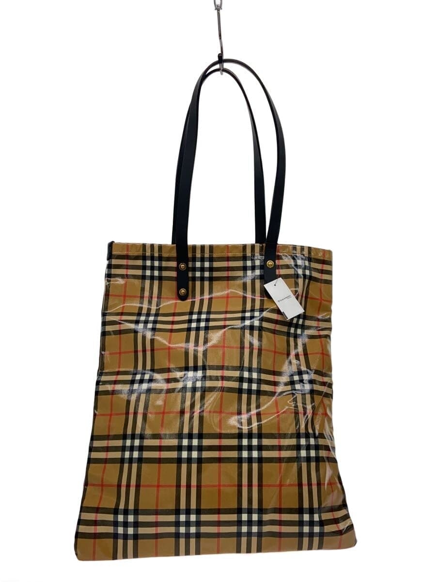 BURBERRY Tote Bag PVC CML Check