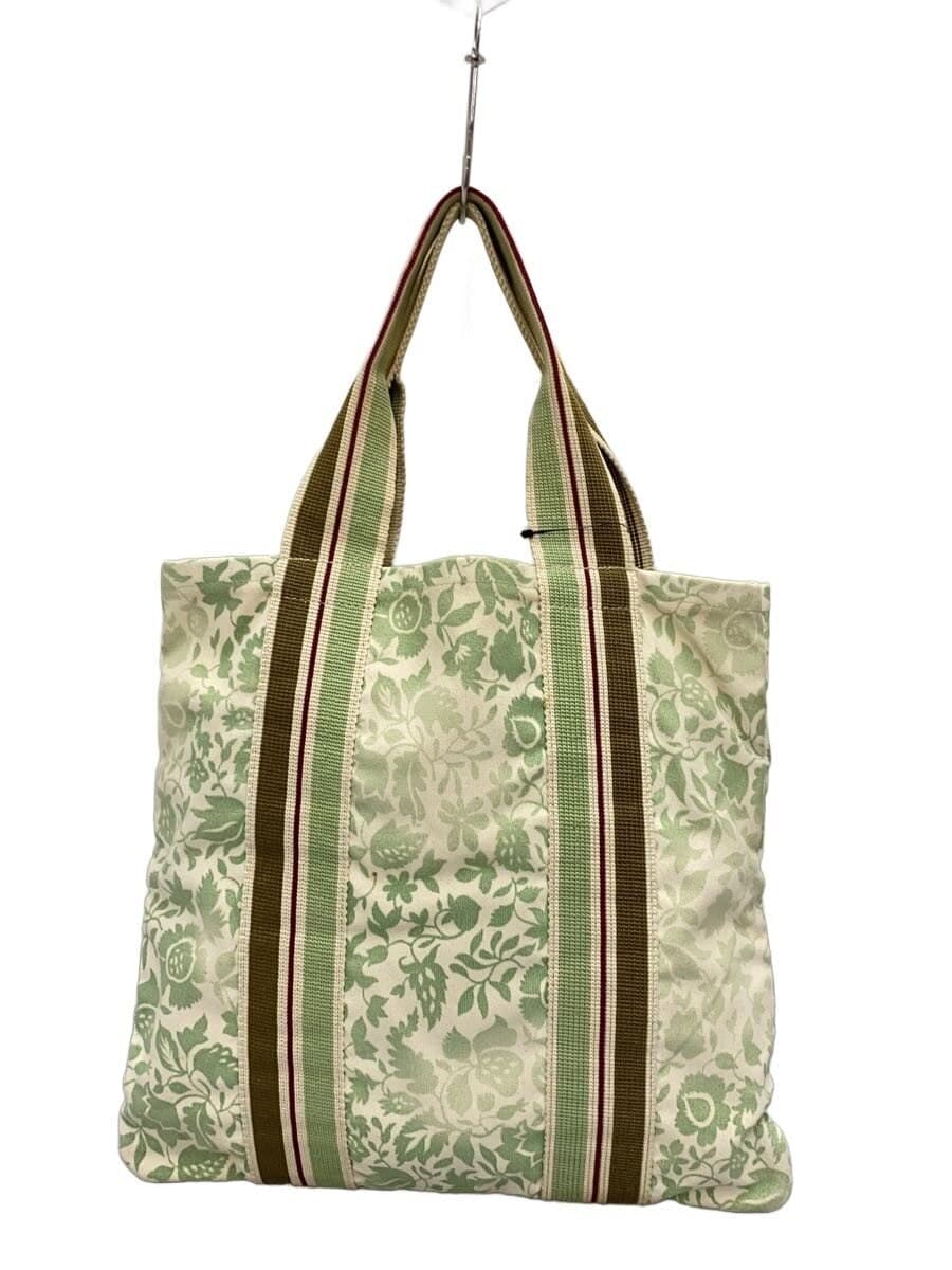 MARNI tote bag canvas GRN floral pattern
