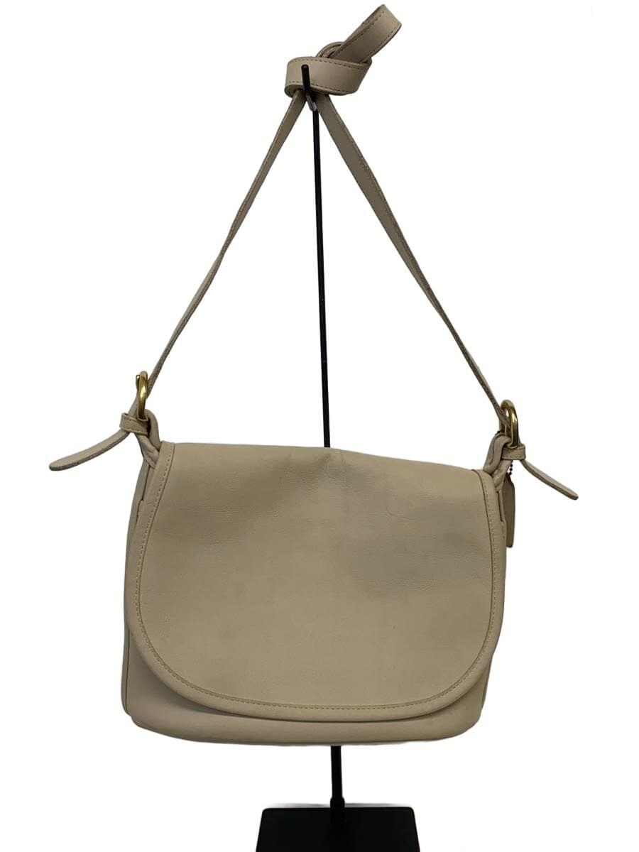 COACHOLD COACH Shoulder Bag Leather BEG 4150