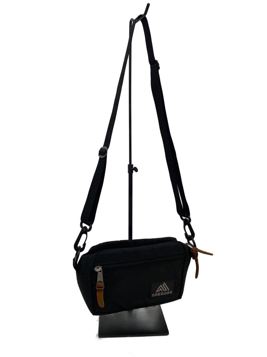 GREGORY shoulder bag -- BLK solid color