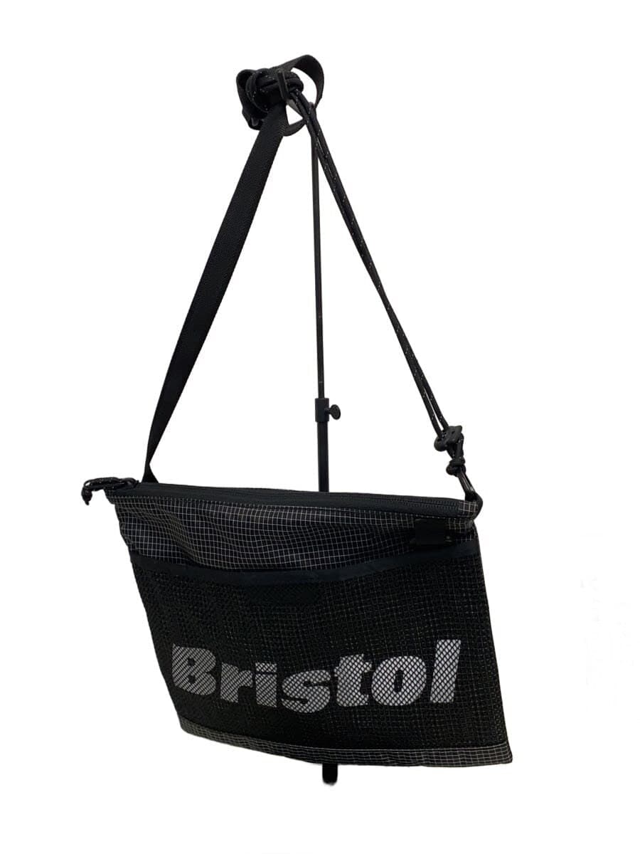 F.C.R.B. (F.C. Real Bristol) Shoulder Bag Nylon Black Check fcrb-210091