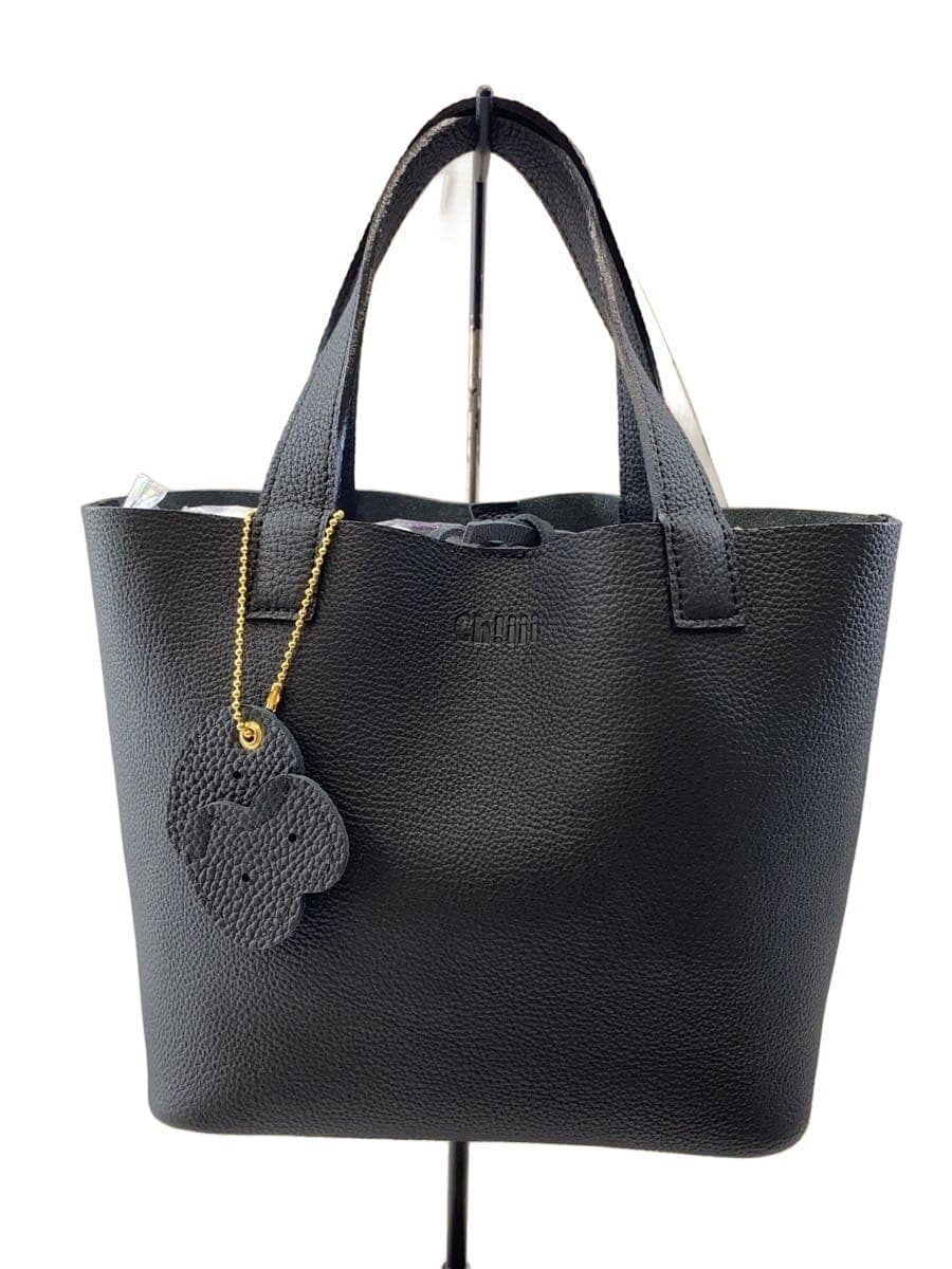 ch!iii Pellinger Tote Bag Leather BLK