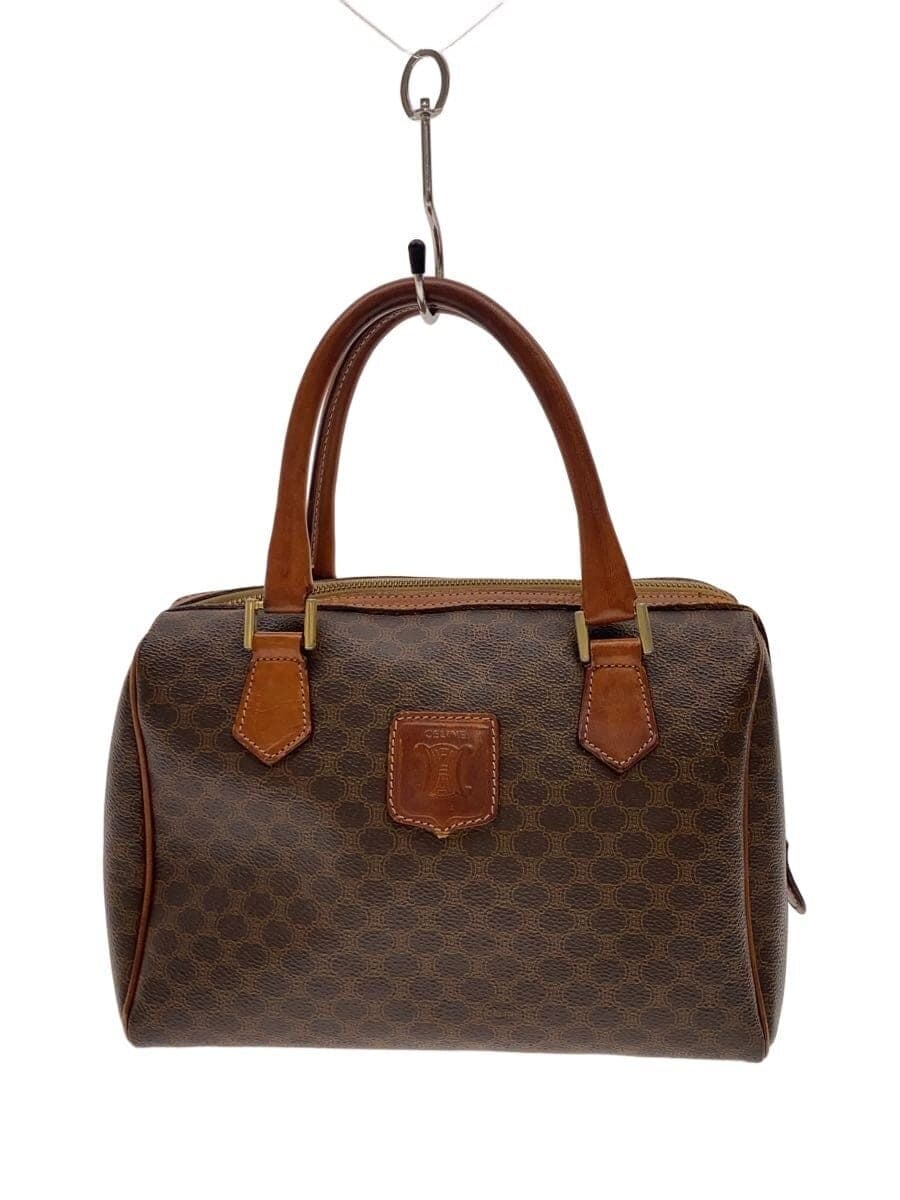 CELINE Boston Bag BRW All Over Pattern