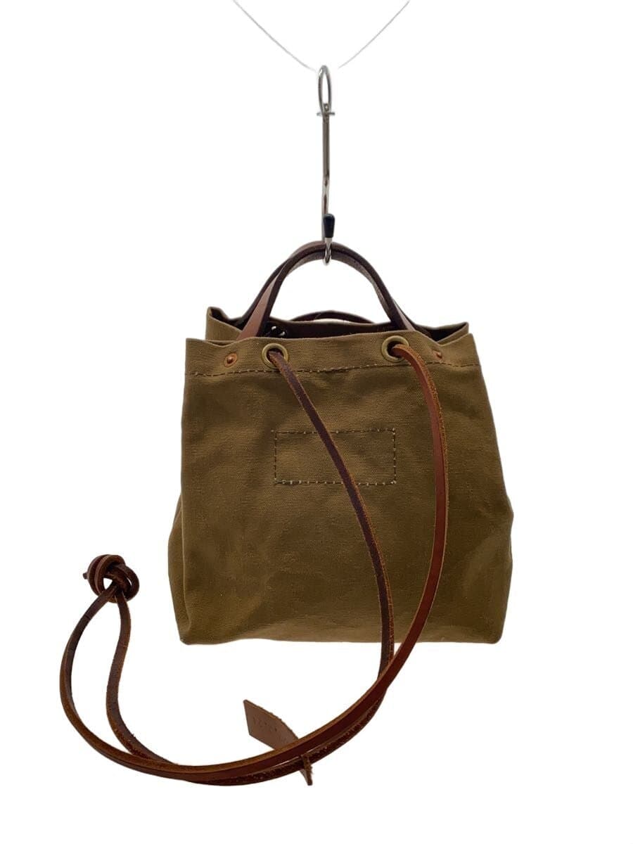 vasco Shoulder Bag Canvas KHK Solid