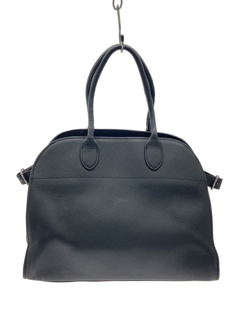 JISTORYSID Belted Boston Bag Side Belt Boston Bag Tote Bag Leather BLK