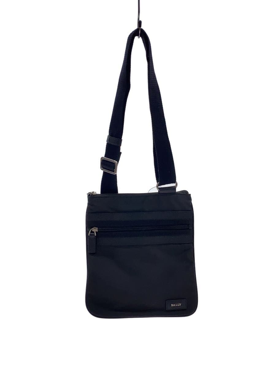 BALLY shoulder bag polyester black plain