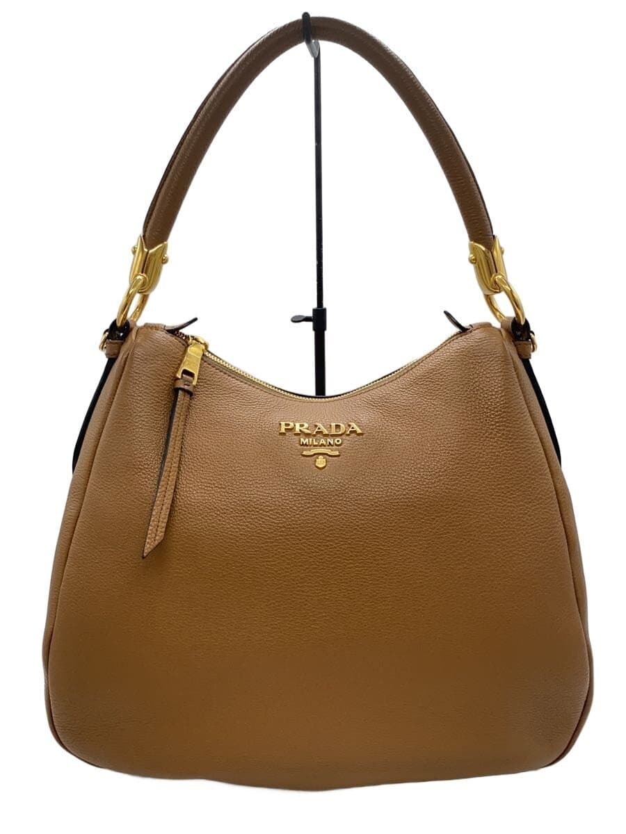 PRADA Shoulder Bag Leather BRW