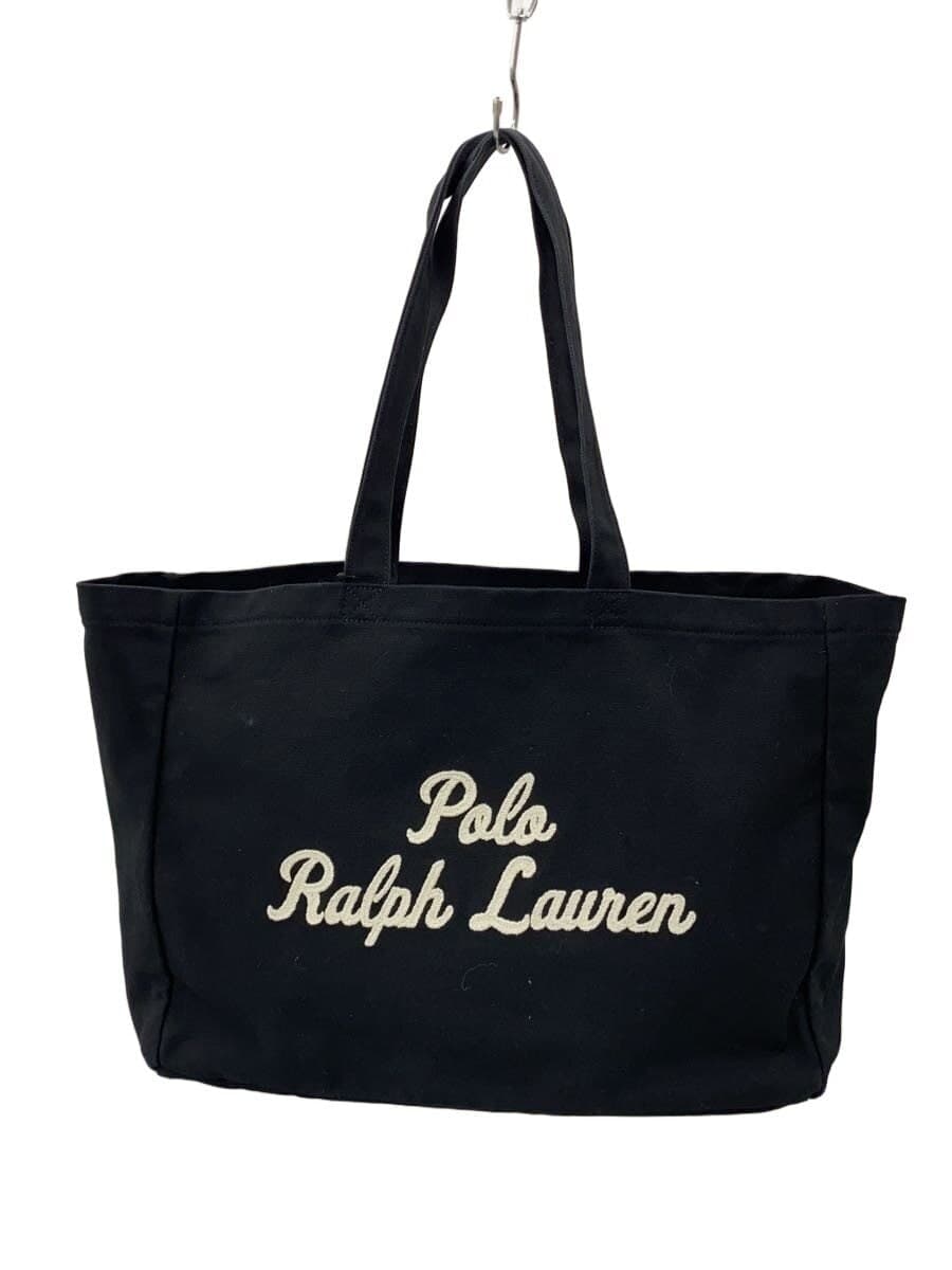 POLO RALPH LAUREN Tote Bag Canvas Black