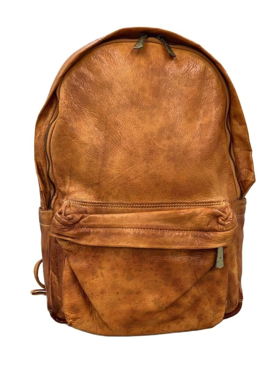 GENTEN Backpack Leather CML Solid Color