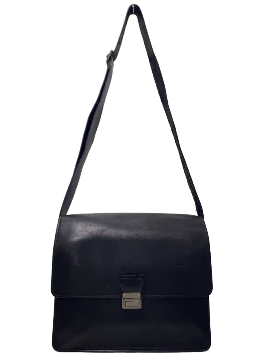 Y’s Messenger Bag Leather BLK Solid